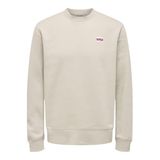 Only & Sons Erkek Sweatshirt, Krem, M Beden