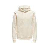 ONLY & SONS Erkek Sweatshirt ONSCONNOR AUTHENTIC REG HOODIE SWEAT Antique White S