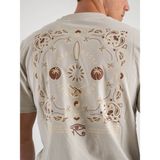 Only & Sons Erkek T-Shirt Gümüş 22029483 Onsmanuel Lıfe Reg Ss Desert Tee - XL
