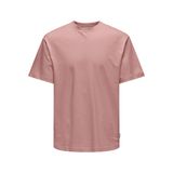 ONLY & SONS Erkek T-Shirt Onsfred Life RLX Ss Tee Noos, Ash Rose, M