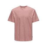 ONLY & SONS Erkek T-Shirt Onsfred Life RLX Ss Tee Noos, Ash Rose, XL