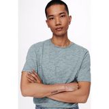 Only & Sons Erkek T-Shirt Short Sleeved T-Shirt- 22005108 - Mavi