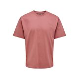ONLY & SONS Erkek tişört ONSFRED tişört, Dusty Cedar., S
