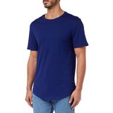 ONLY & SONS Erkek tişört ONSMATT tişört, Mavi (Beacon Blue), L