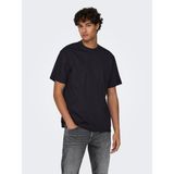 Only & Sons Erkek Yuvarlak Yaka Basic T-Shirt - 22022532 - Krem