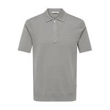 Only & Sons Gömlek Yaka Normal Düz Kazak 22028606 Onswyler Life Zip Polo Knt, XL, 5003336913, Gri, Erkek