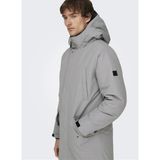 Only & Sons Gri Erkek Kaban 22025871_ONSCARL Lıfe Parka Otw Vd - M