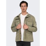 Only & Sons Haki Erkek Ceket Onsgeo Fıeld Jacket Otw Cs - M