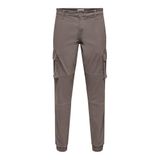Only & Sons Lastikli Paça Kahve Erkek Kargo Pantolon ONSCAM STAGE CARGO CUFF LIFE 6687 N