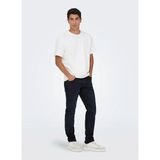 Only & Sons Mavi Erkek Dar Taşlamalı Denim Pantolon 22034377 Onsloom Slım Box Jean Noos - Açık Mavi