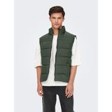 Only & Sons Melvın Lıfe Puffer Vest Otw Vd Erkek Haki Mont 22022232-03
