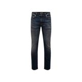 Only & Sons Normal Bel Dar Açık Lacivert Erkek Denim Pantolon ONSLOOM SLIM EBONY 0366 DOT DNM NOO