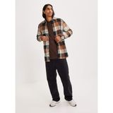 Only & Sons Normal Ekru Kareli Erkek Gömlek ONSGUDMUND LS 3T CHECK SHIRT NOOS