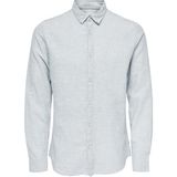 Only & Sons Normal Kalıp Düz Açık Mavi Erkek Gömlek - 22012321_Onscaiden Life Ls Solid