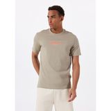 Only & Sons O Yaka Baskılı Açık Yeşil Erkek T-Shirt Onsfaruk Reg Ss Tee Cs