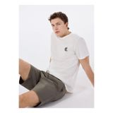Only & Sons O Yaka Baskılı T-Shirt Onsarch Logo Reg Ss Tee Cs, M, 5003246447, Beyaz, Erkek