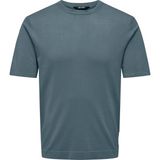 Only & Sons O Yaka Normal Düz Gökmavi Erkek Kazak Onswyler Lıfe Reg 14 Ss Knıt Noos - XL