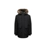 Only & Sons Only Siyah Erkek Kapüşon Yaka Mont 22027557_ONSFUTURE FAUX FUR