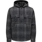 Only & Sons Only&sons Erkek Kapüşonlu Kışlık Gömlek 22027324 - XS - Siyah