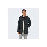 Only & Sons Only&Sons Hall Coat Erkek Siyah Klasik Yaka Kaban