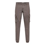 Only & Sons ONLY&SONS Kahverengi Kargo Pantolon, 30-30, 22016687, Falcon, Erkek