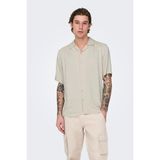 Only & Sons Only&Sons ONSDASH LIFE REG VISC RES Kahverengi Erkek Gömlek