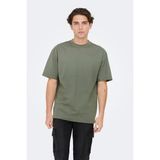 Only & Sons Only&Sons ONSFRED LIFE RLX SS TEE N GRI Erkek Kısa Kol T-Shirt - M