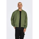 Only & Sons Only&Sons ONSGAVIN BOMBER JACKET OT Yeşil Erkek Ceket - XL