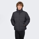 Only & Sons Only&Sons Pack Life Puffer Erkek Gri Dik Yaka Mont