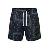 Only & Sons Onsbasıle Lıfe Swım Short Aop Cs Erkek Siyah Deniz Şortu - 22035603