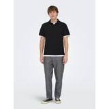 Only & Sons Onsben Reg Ss Polo Shırt Noos Erkek Siyah T-Shirt - 22035825 - M