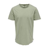 Only & Sons Onsbenne Bisiklet Yaka T-Shirt, S, 81634202322017822, Yeşil, Erkek