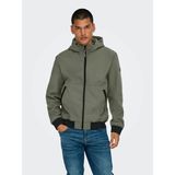 Only & Sons Onsbowıe Softshell Bomber Otw Noos Yeşil Erkek Mont 22029276 - XL