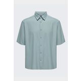 Only & Sons ONSBOYY LIFE RLX RECY PLEATED SS SHIRT Erkek Tourmaline KK Gömlek - 22025032