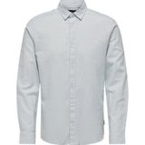 Only & Sons Onscaıden Ls Solıd Keten Gömlek Noos Erkek Gömleği - Beden L - Açık Mavi