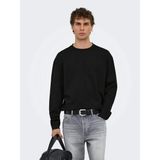 Only & Sons Onscaspian Airlfex Rlx Ls Tee Noos Erkek Tişört Siyah (22031941) - M