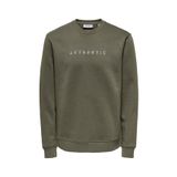 Only & Sons Onsconnor Authentic Reg Crew Neck Bungee Cord Erkek Sweatshirt