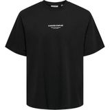 Only & Sons Onscurated Rlx Prınt Ss Tee Tr Erkek Siyah T-Shirt - 22039102