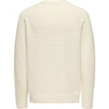 Only & Sons Onsdale Lıfe Rlx Ls Raglan Knıt Erkek Beyaz Kazak - 22035118
