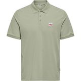 Only & Sons Onsdawson Pamuklu Regular Fit Düğmeli Polo Yaka T Shirt Erkek Polo Yaka T Shirt 22036883 - Açık Yeşil