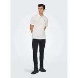 Only & Sons Onsdawson Reg Ss Polo Shirt Vd Erkek Polo T-Shirt Kırık Beyaz (22036883) - 2XL