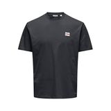 Only & Sons Onsdawson Regular Fit Kısa Kollu T-Shirt, S, 22033190, Antrasit, Erkek