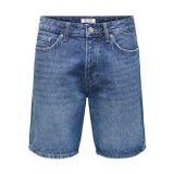 Only & Sons Onsedge Db 3223 Taı Dnm Shorts Erkek Mavi Şort - 22033223