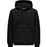Only & Sons Onsemılıo 22030287 Siyah Kapüşonlu Teddy Kumaş Erkek Sweatshirt