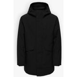 Only & Sons Onsenrıco Waterproof Stretch Parka Noos Erkek Siyah Mont - 22037057 - 000-Siyah - XL