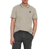 Only & Sons ONSFLETCHER SLIM SS POLO NOOS Erkek Tişört, Kahverengi, M