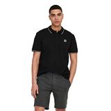Only & Sons Onsfletcher Slim SS Polo Noos Polo Beyaz Erkek T-shirt