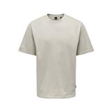 Only & Sons Onsfred Rlx Ss Tee Noos Erkek Tişört, Gümüş Astar, S