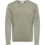 Only & Sons Onsgarson 12 Wash Crew Knıt Noos Erkek Gri Kazak - 22006806 - 2XL
