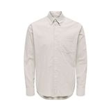 Only & Sons ONSGATON REG LS SHIRT 0360 FRML Erkek Gri Gömlek - 22034511
